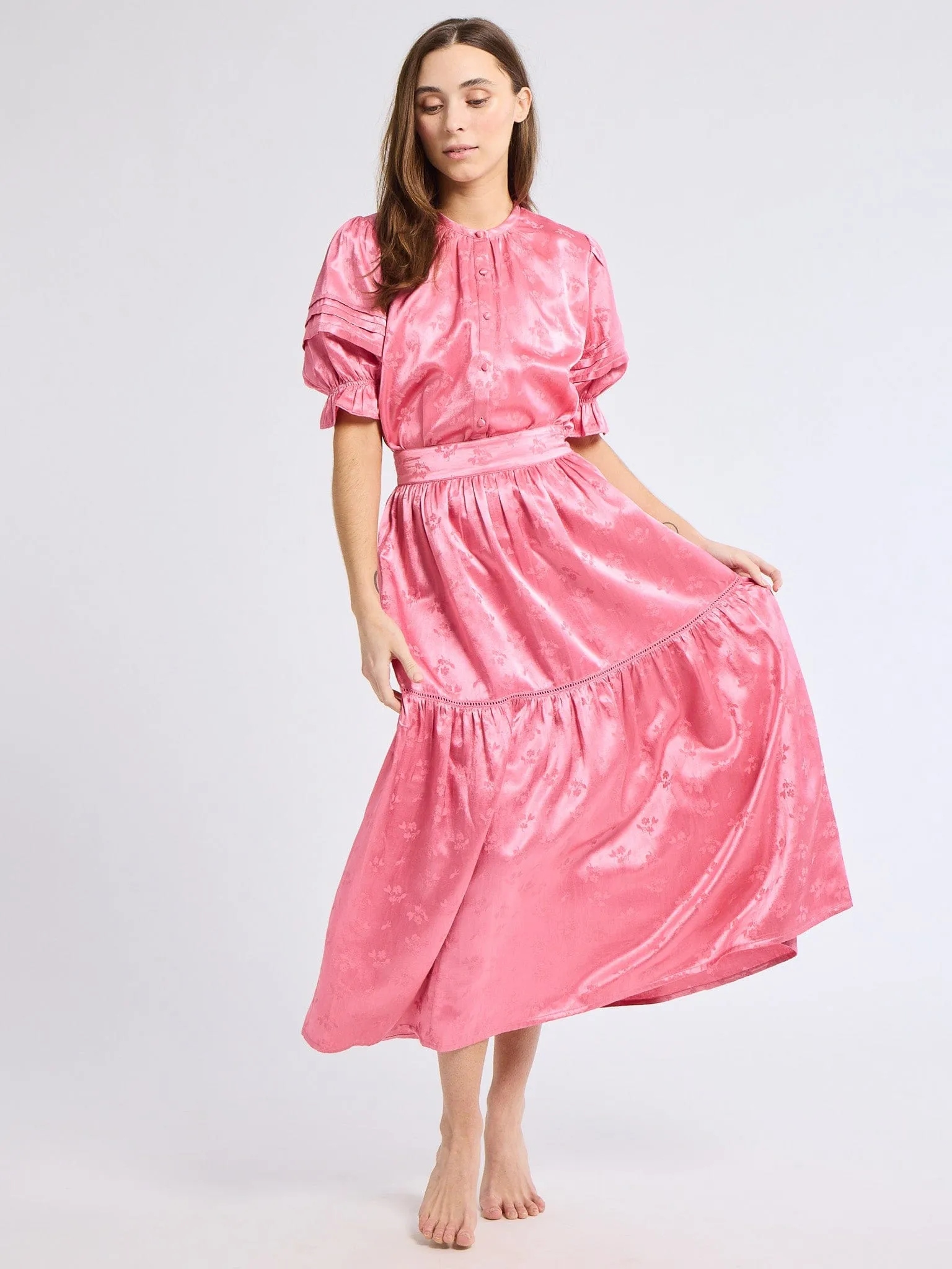 Fayette Top in Geranium RecycledPolyester