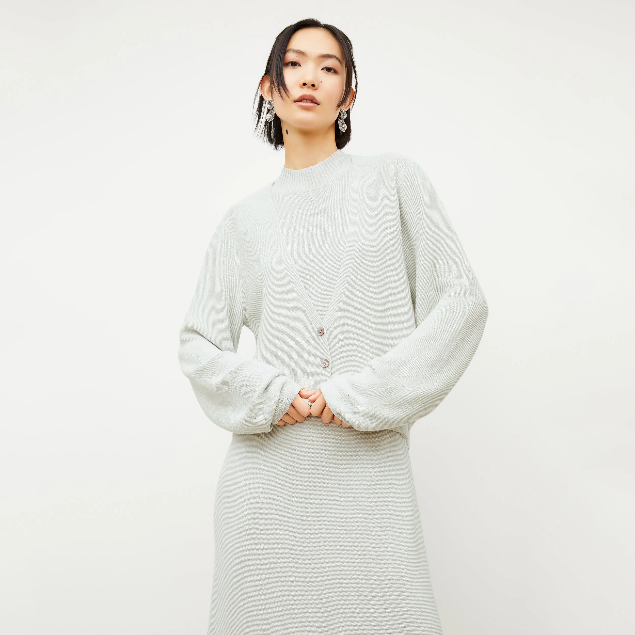 BrushedInner Surface Felda Dress - 3D-Knit Cotton :: Air FourWayStretch