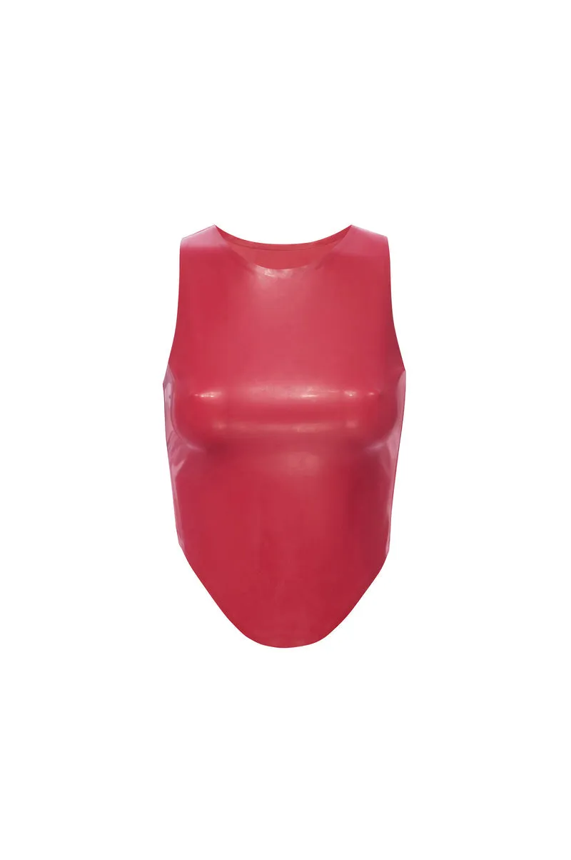 JINX TANK - STRAWBERRY LATEX Sustainable Textile