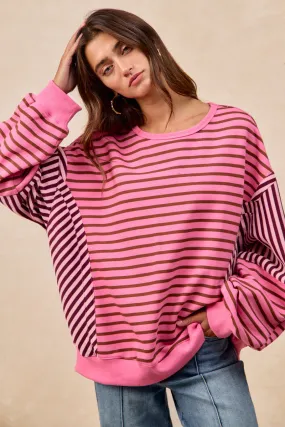 IT4780H-02 | FRENCH TERRY MIX AND MATCH JERSEY SWEATSHIRTS TOP Bluesign Approved Material UV Protection