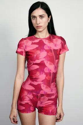 QuickDrying MINI TEE - AZUL HOT PINK