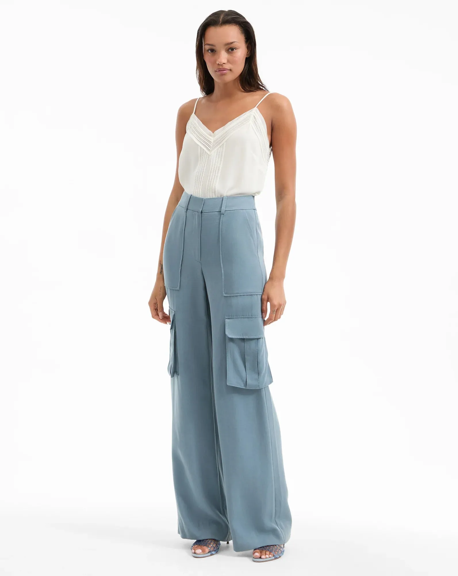 VERONICA BEARD MARAY CAMI V-neck Shirt