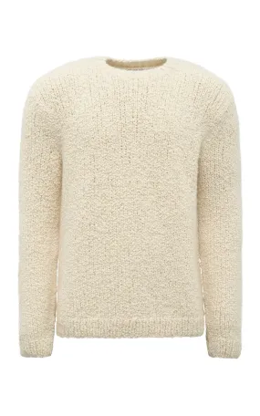 Antiope Knit Sweater in Ivory Cashmere Fall Wardrobe