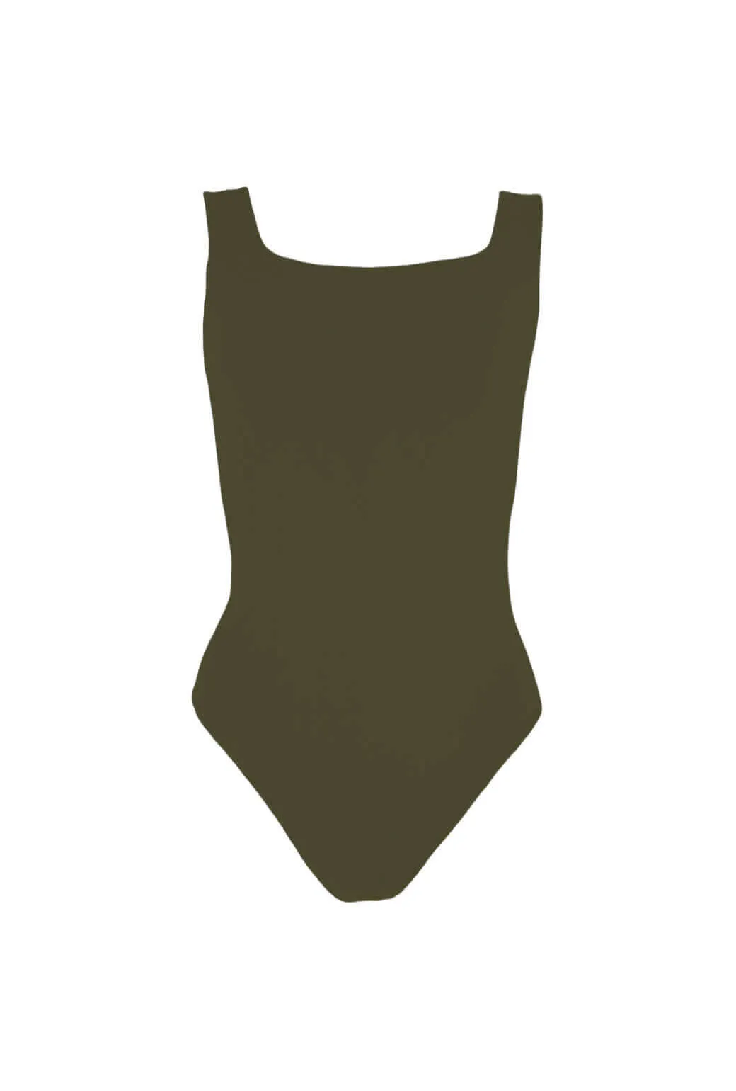 NoTagLabel NoiseReduciting Zipper Sleeveless Body Suit - Olive