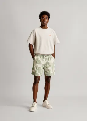 High Density Weave DRT Cropped Sleeve Sweatshirt