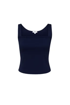 LUNA TOP - NAVY MoistureWicking
