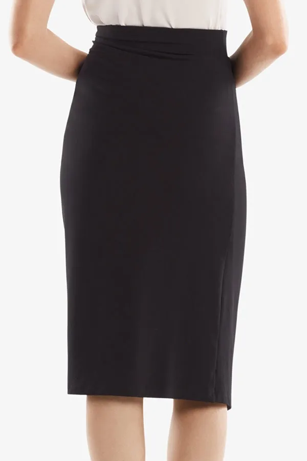 Cozy Sweater FlexibleRibbing Minetta Skirt :: Black