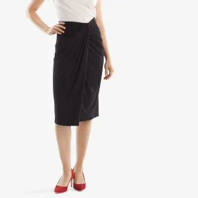 Airflow Weave Pattern FlexibleRibbing Minetta Skirt :: Black