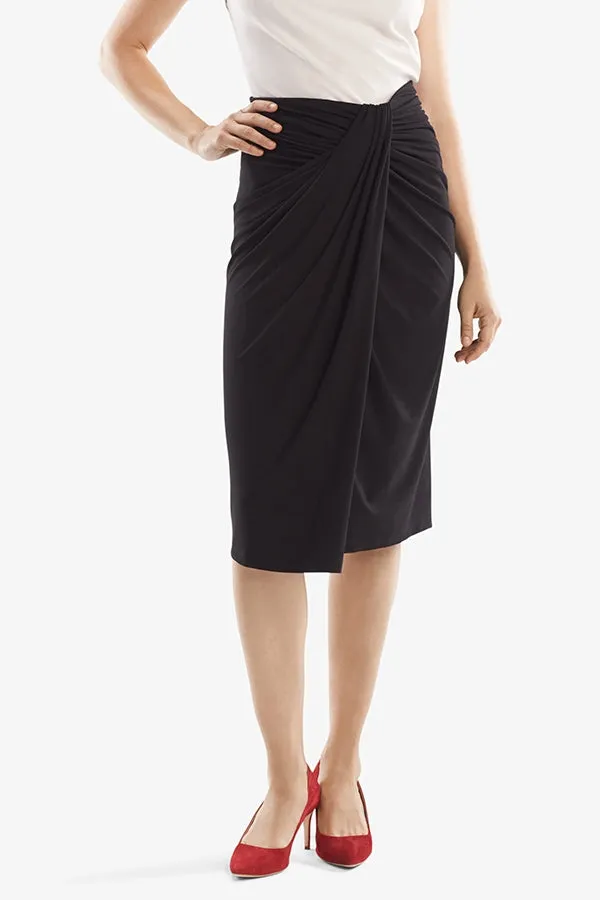 LowMaintenanceFabric ErgonomicShape FlexibleRibbing Minetta Skirt :: Black