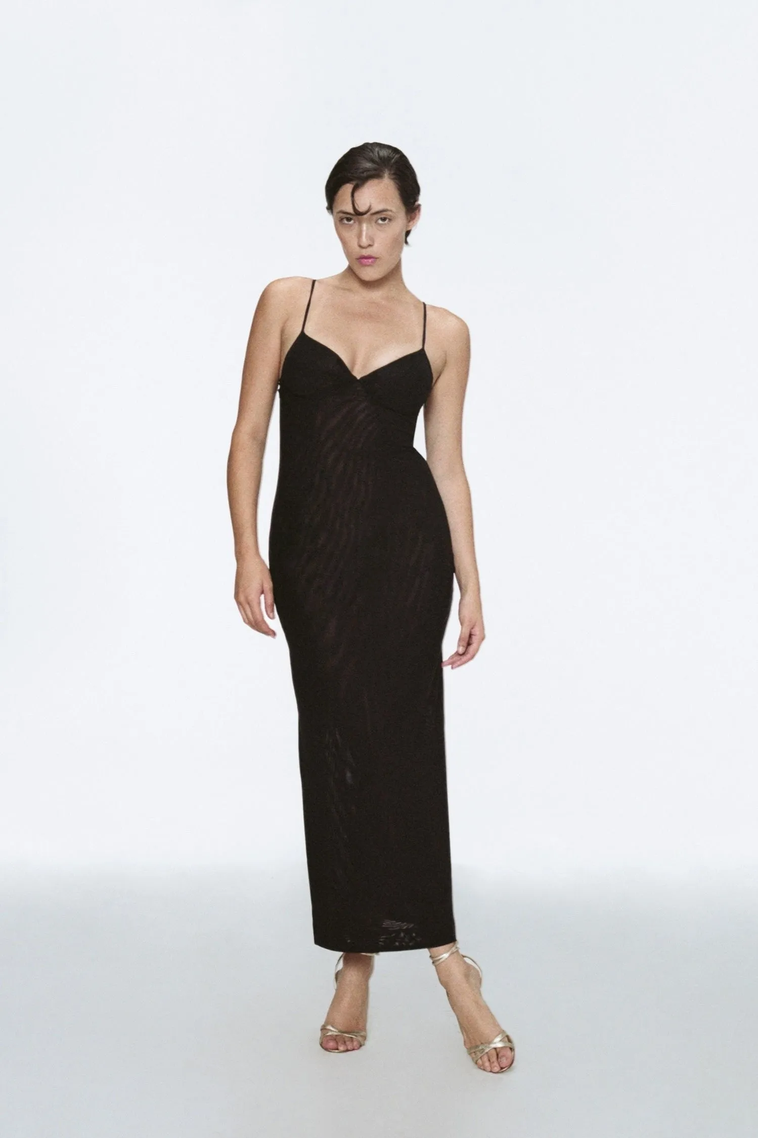 FLORENCE DRESS - BLACK EcoFriendly Material