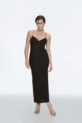 FLORENCE DRESS - BLACK EcoFriendly Material