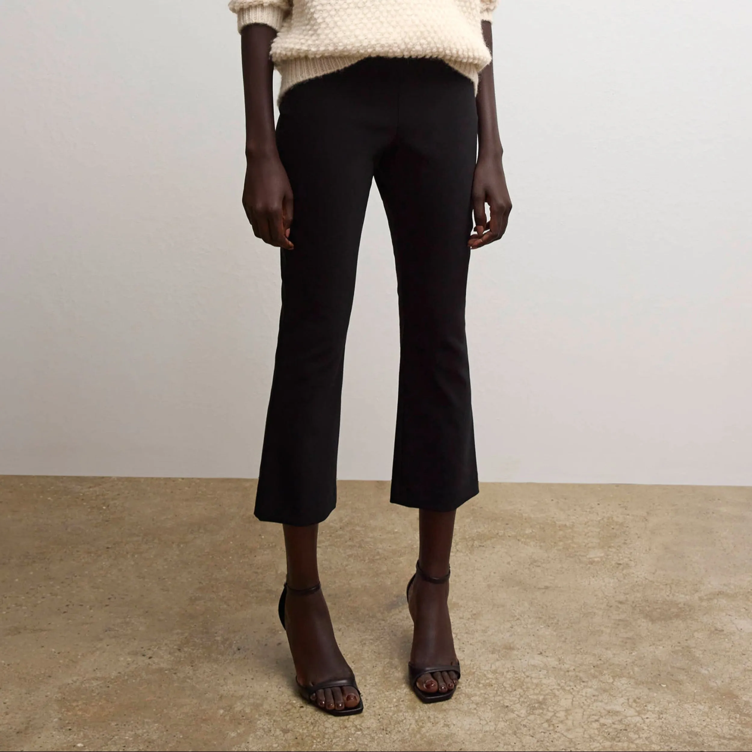 MoistureWicking Technology EcoFriendly Manufacturing Kick Flare Foster Pant - Eco PowerStretch :: Black