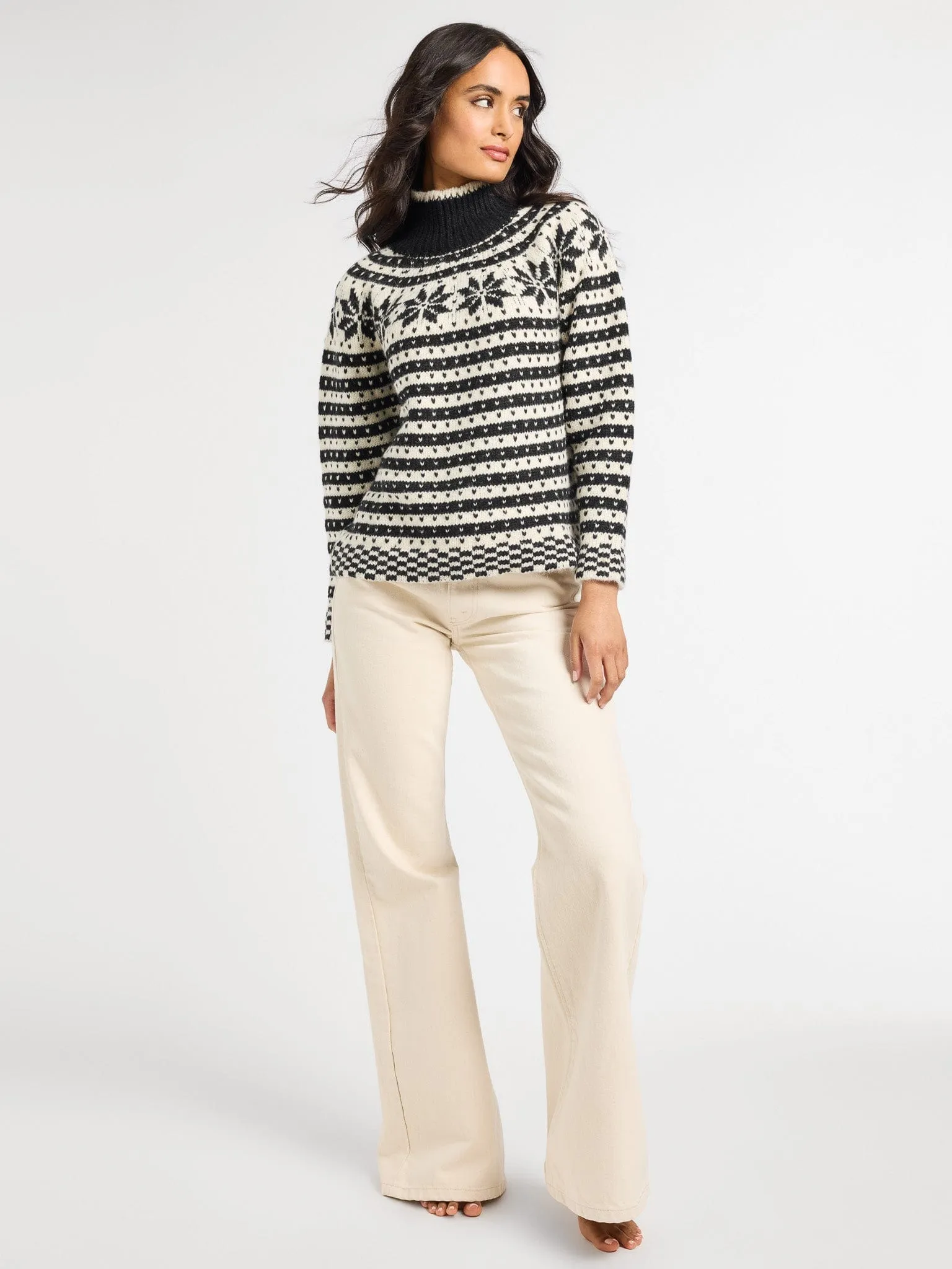 Apres Turtleneck in Chamonix Vintage Hoodie ReinforcedEdges