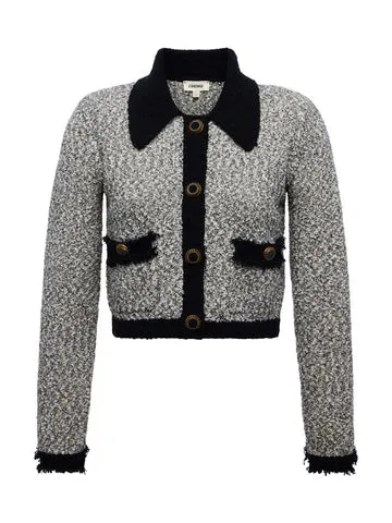 LightweightConstruction L'AGENCE ARIELLE COLLARED JACKET