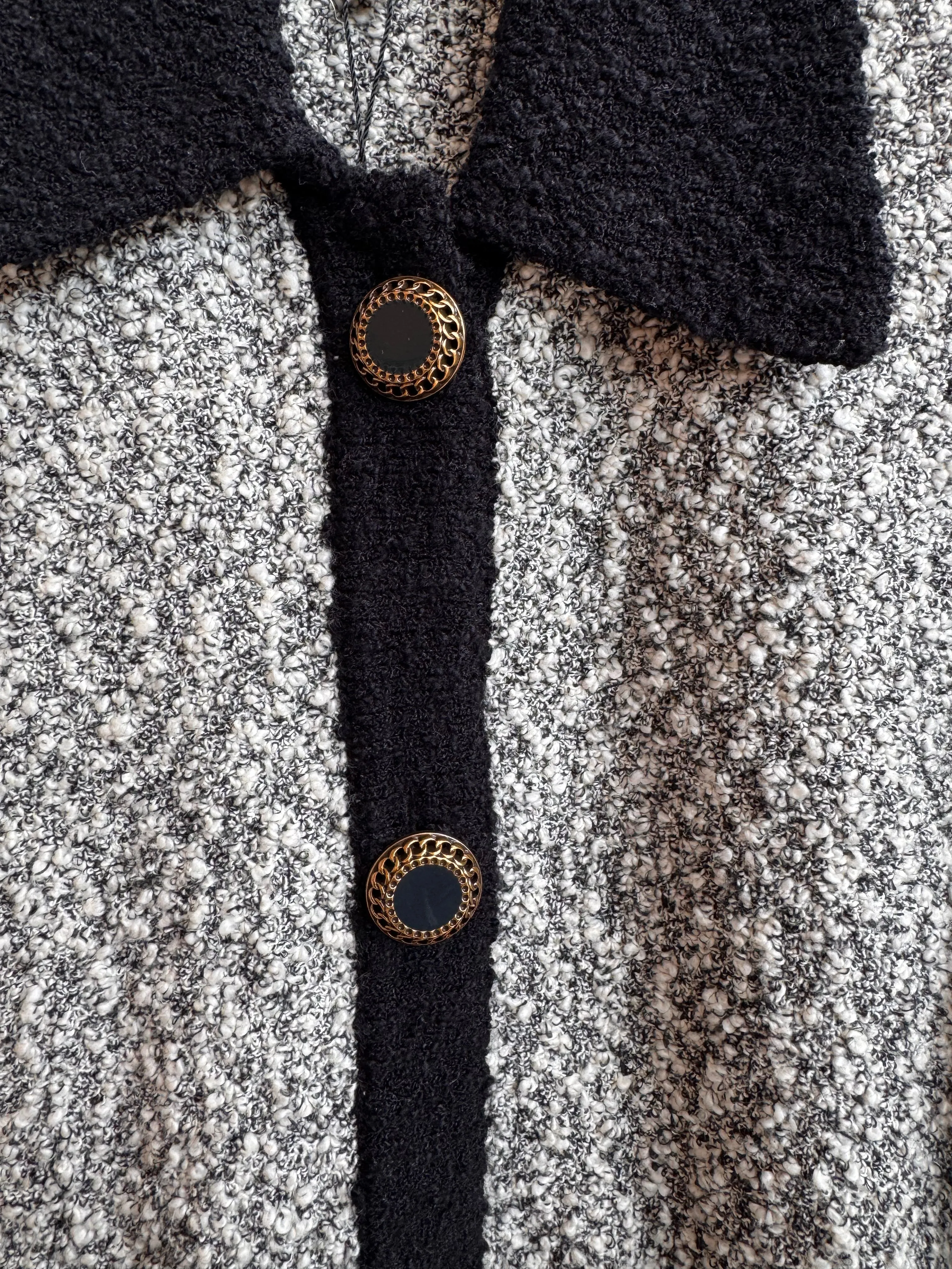 GarmentDyed RibbedTrim L'AGENCE ARIELLE COLLARED JACKET