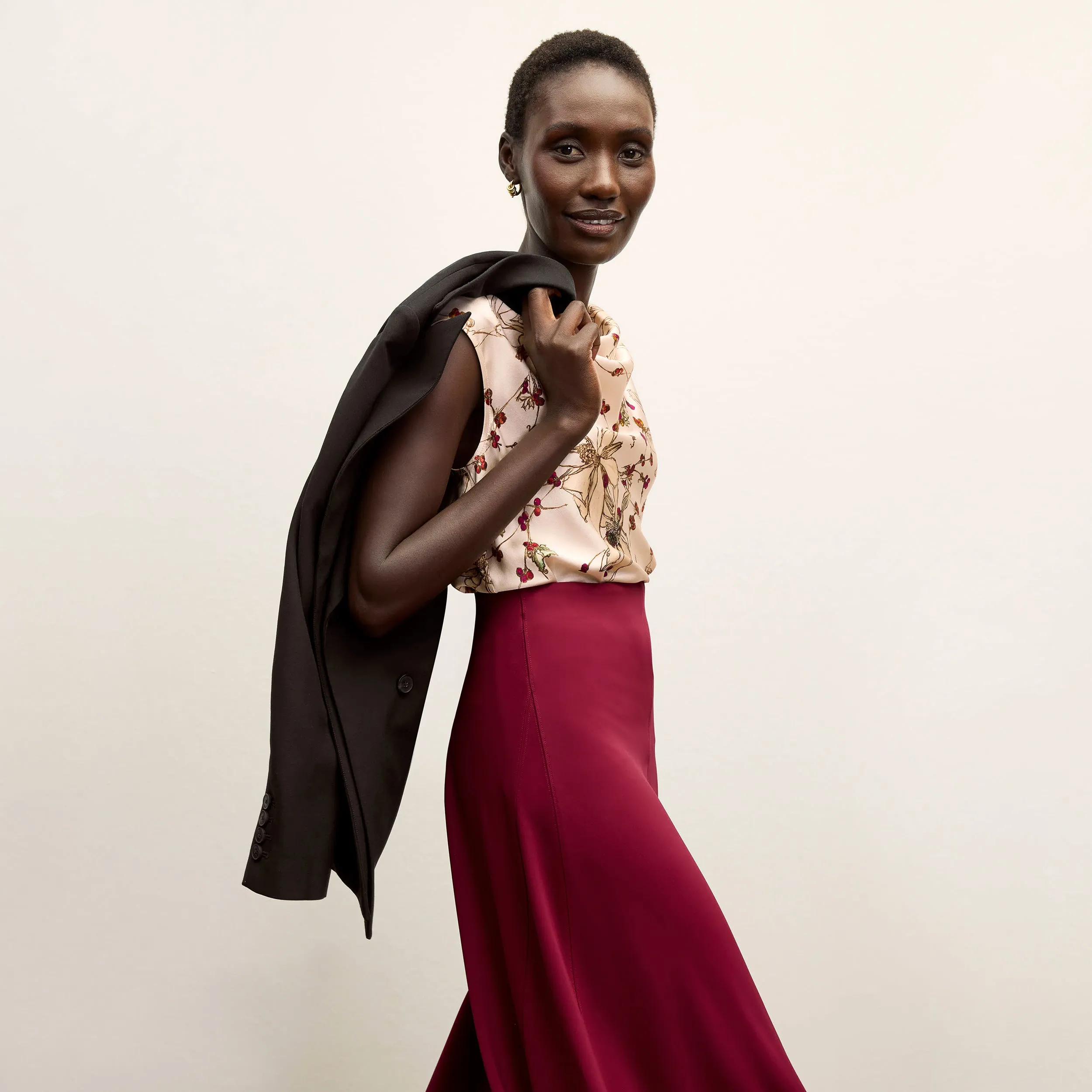 MultiFunctionalDesign Misty Skirt - Italian Jersey :: Grenache