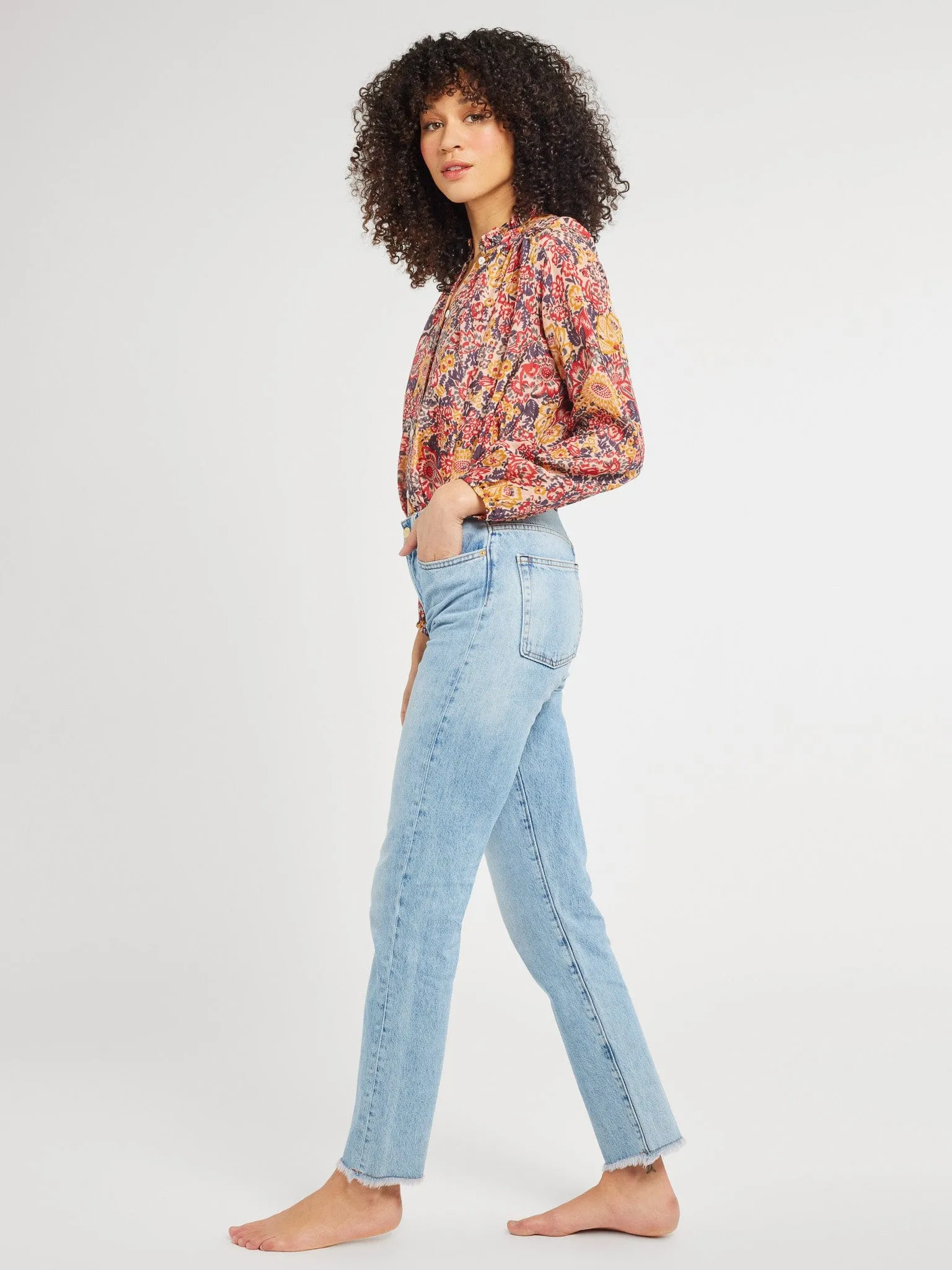 Ultraviolet Protection Fabric Easy Wear Francesca Top in Toulouse