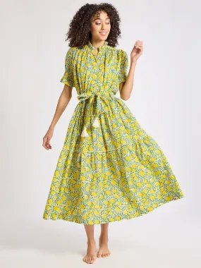 Franc?oise Skirt in Lemons Opaque Lining Luxury Finish