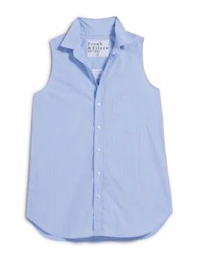 Contrast Stitch FRANK & EILEEN FINLEY SLEEVELESS BUTTON-UP SHIRT