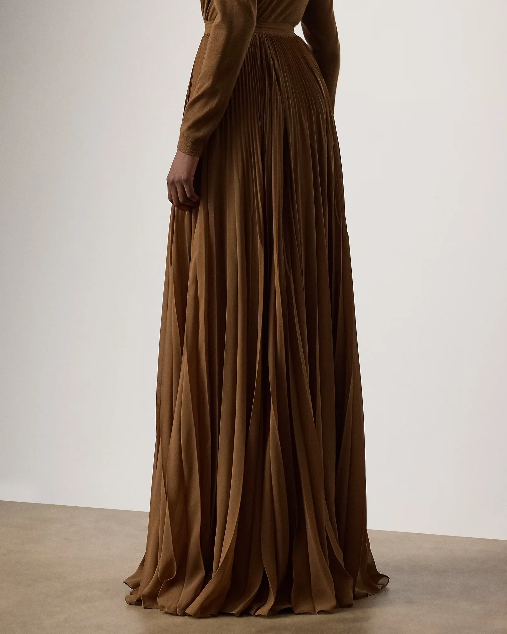 RALPH LAUREN COLLECTION CHIFFON SKIRT yoga session