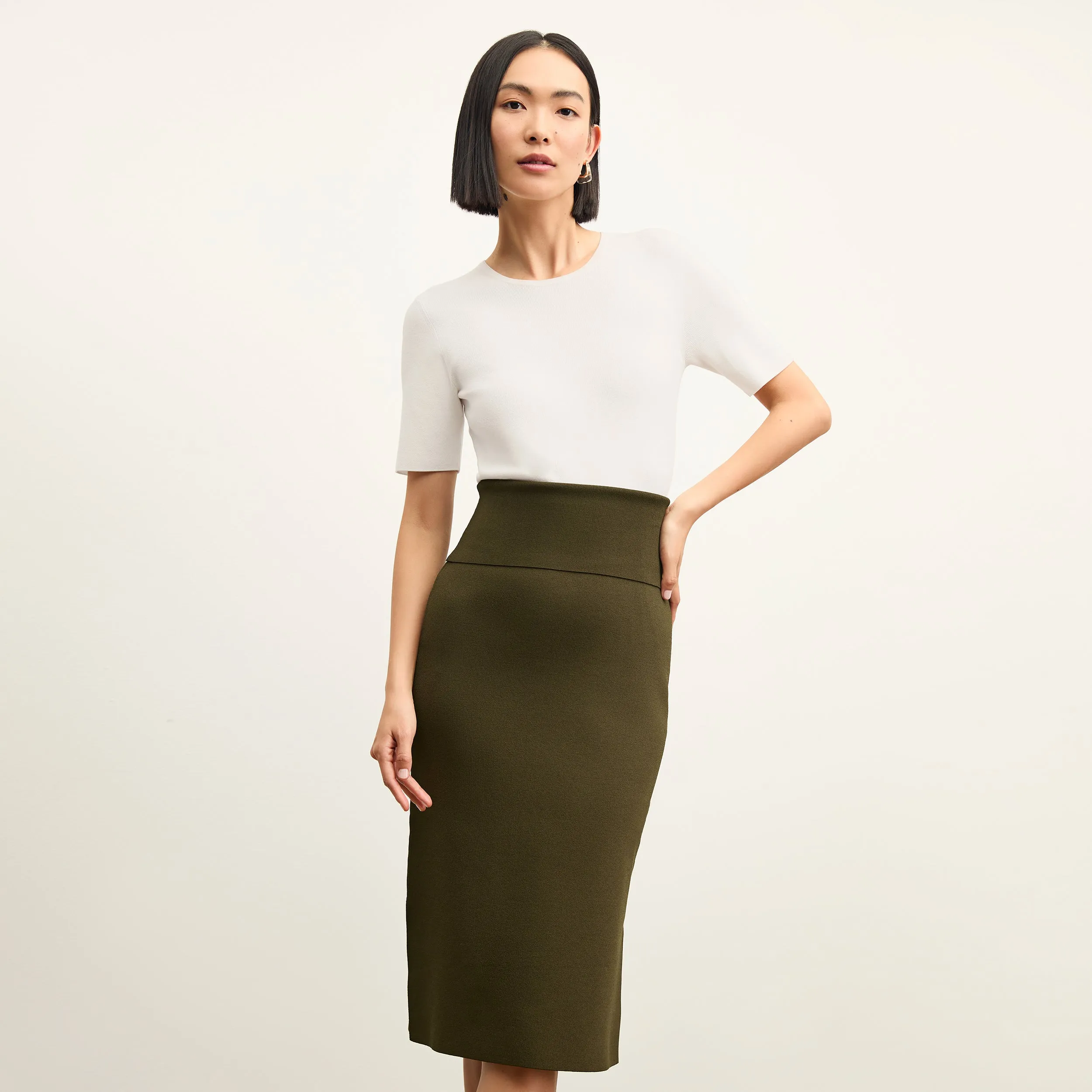 Choe Top - Eco 365Knit :: Ivory Fashion Ease