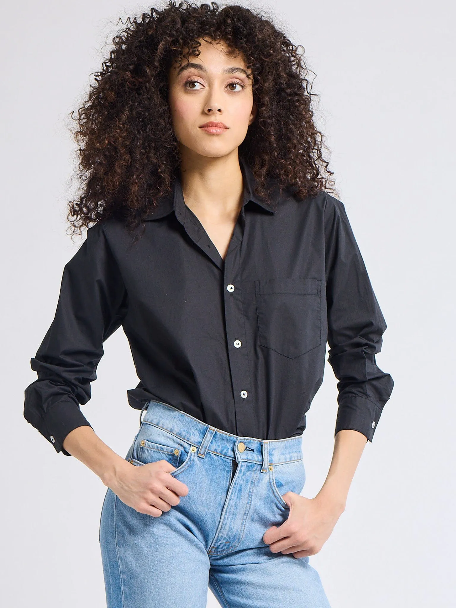 Sofia Top in Black Hypoallergenic Inner Layer