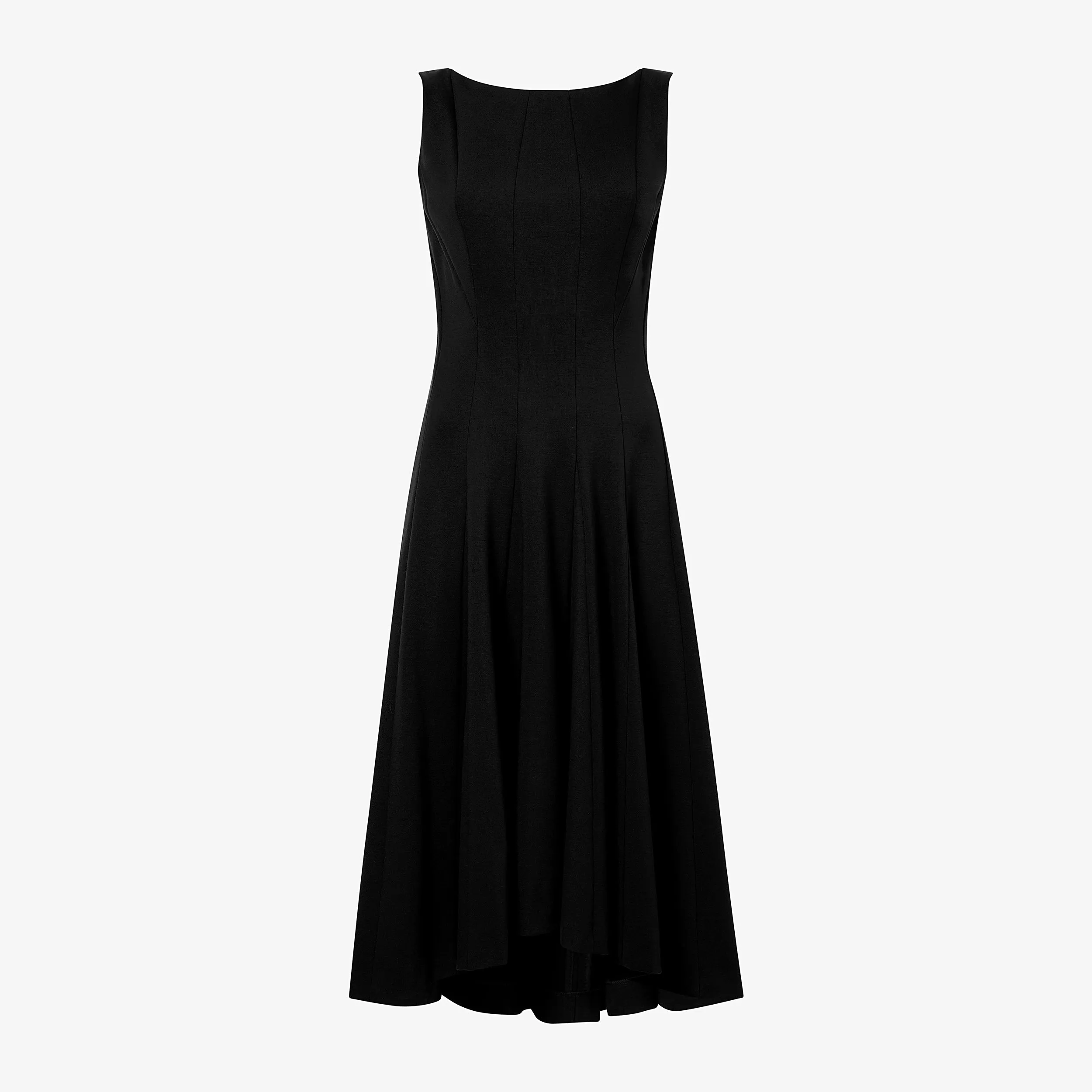 High Durability Material Durable Double Stitching Gabriella Dress - Washable Ponte :: Black