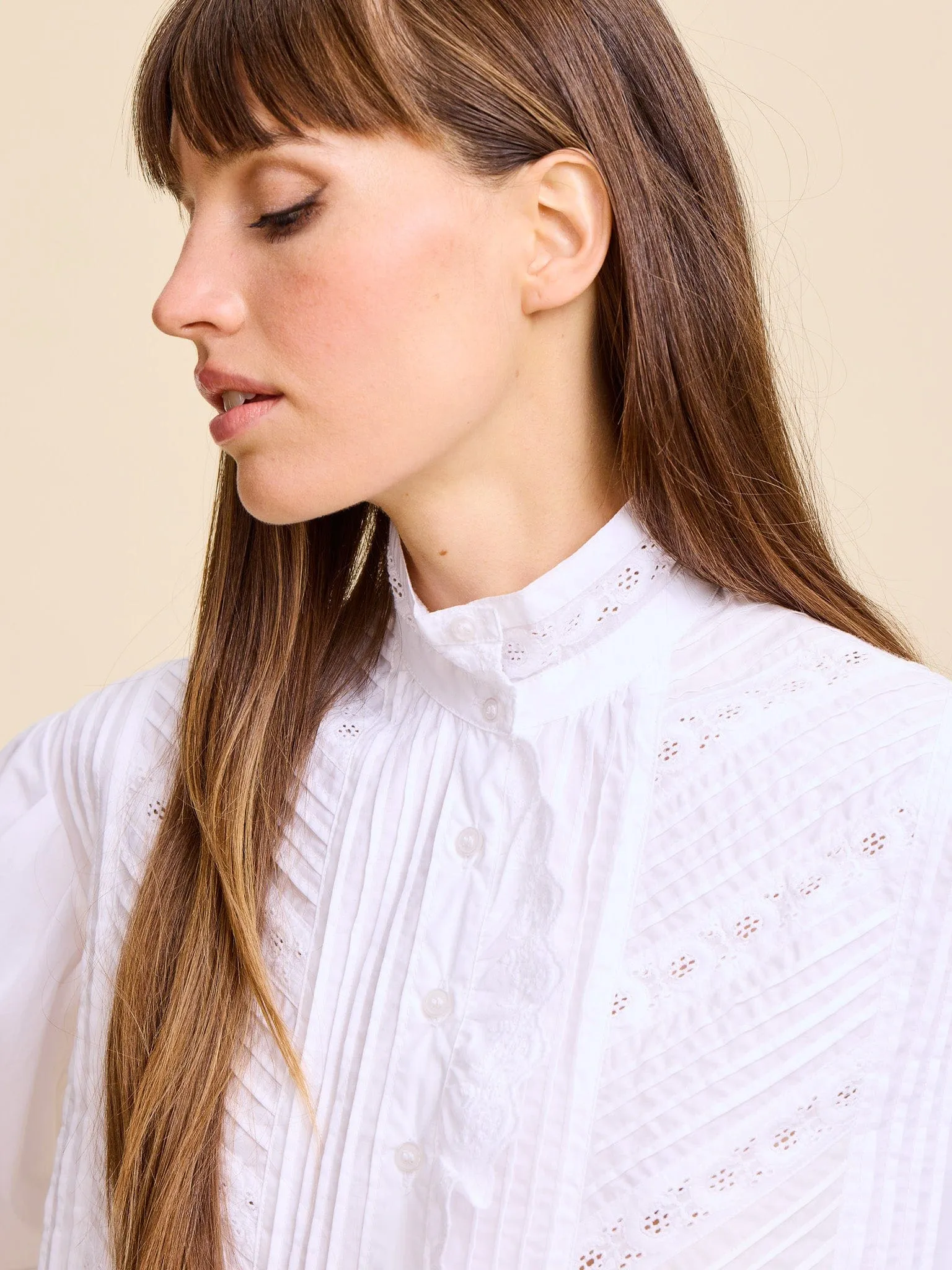 ComfortStretchFit Gym Wear Georgina Top in White