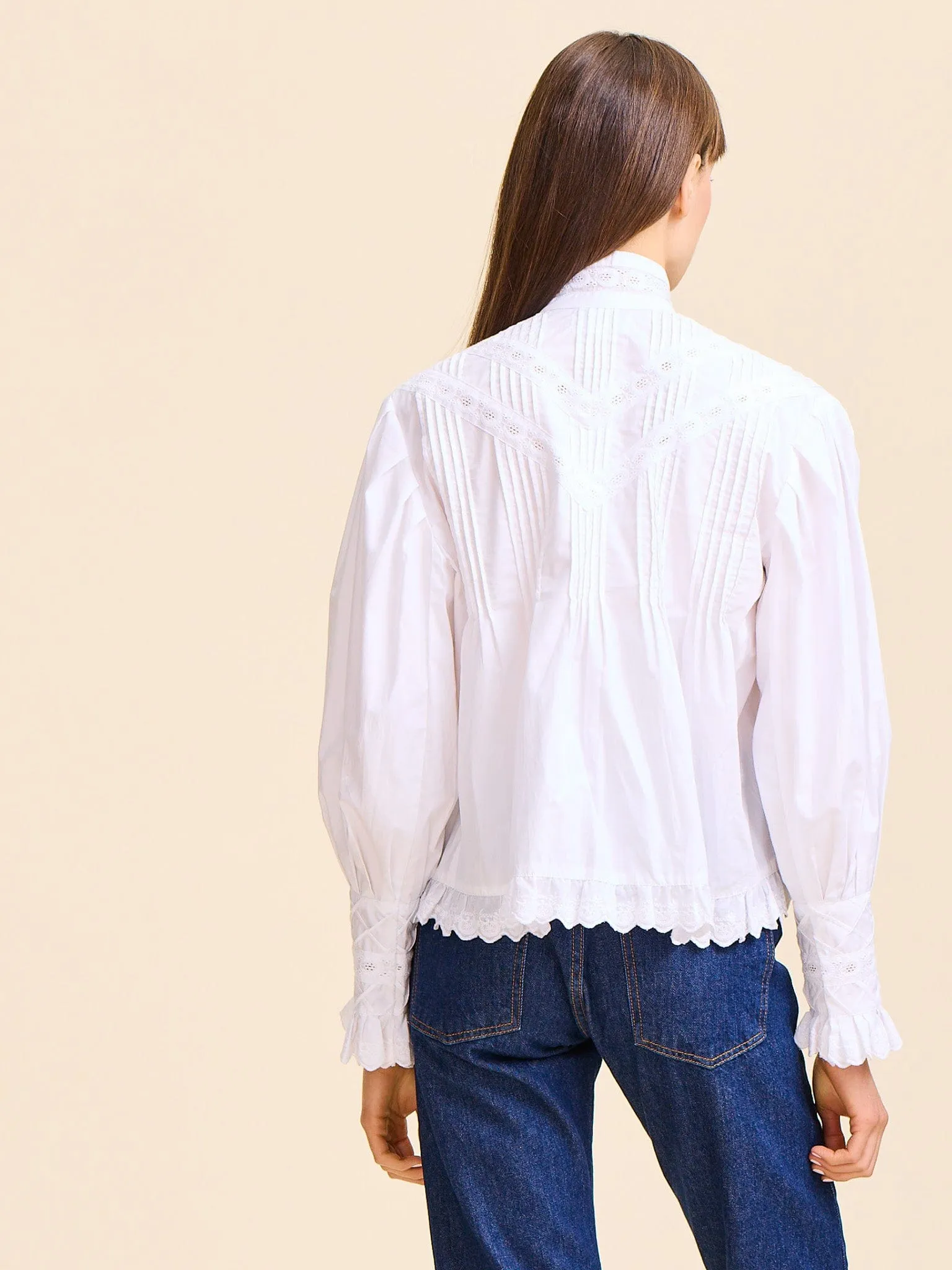 Georgina Top in White Convertible Style MinimalistAesthetic