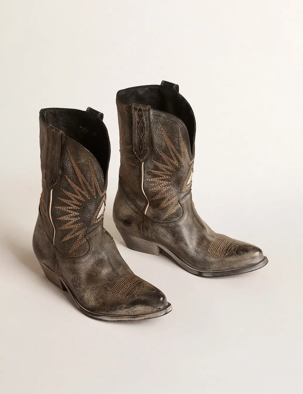 GOLDEN GOOSE LOW WISH STAR BOOTS Stretch Fit Top