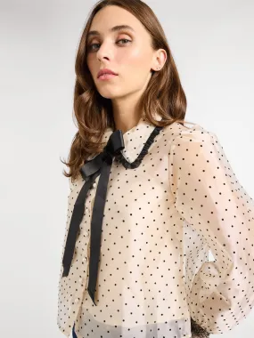 NonChafingTrim Greta Top in Organza Dot