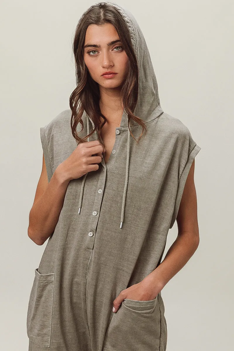 IB1378-01 | FRENCH TERRY JUMPSUIT Non Irritating ArticulatedJoints