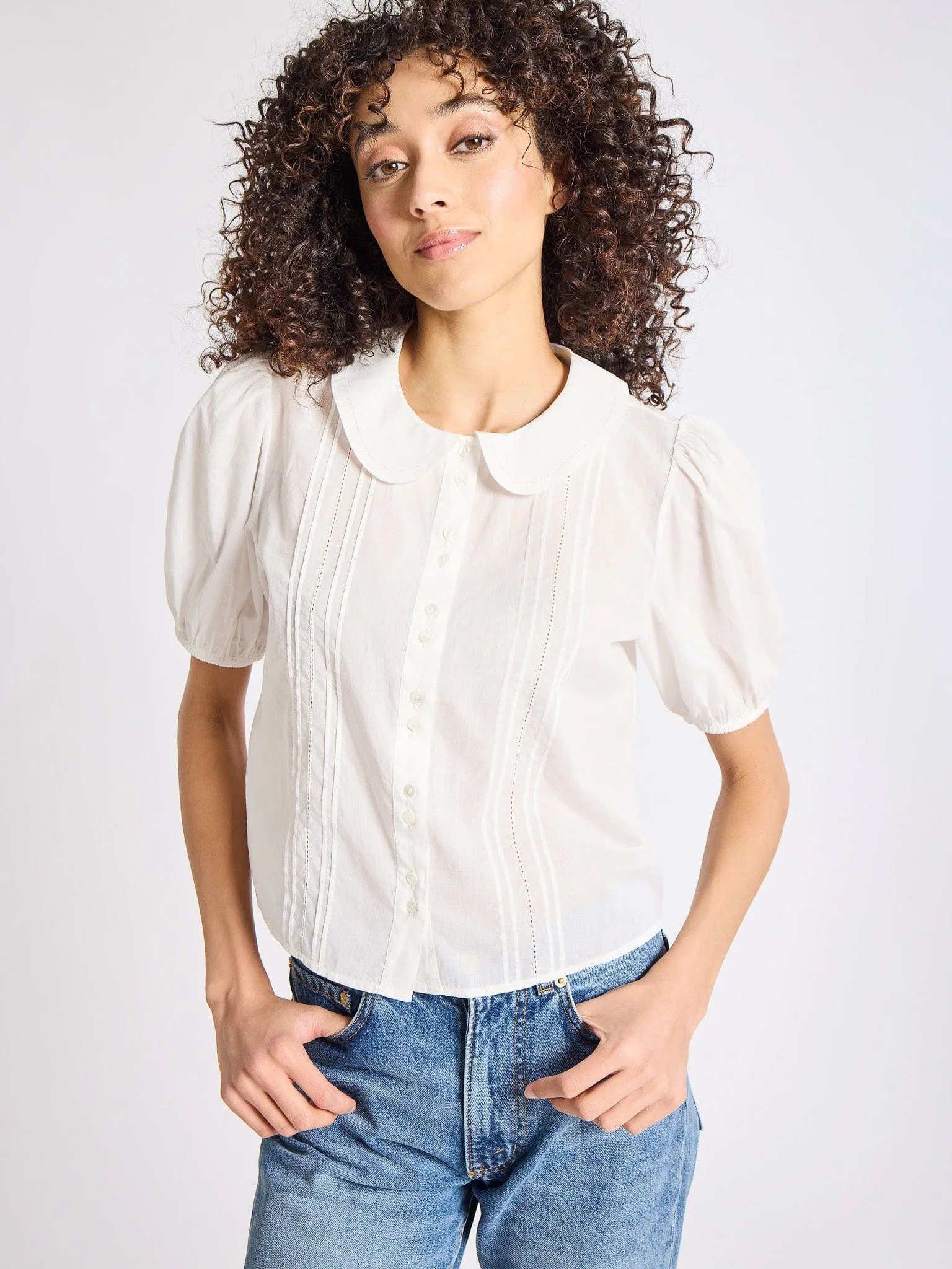 AntiMicrobialLining Harriet Top in White