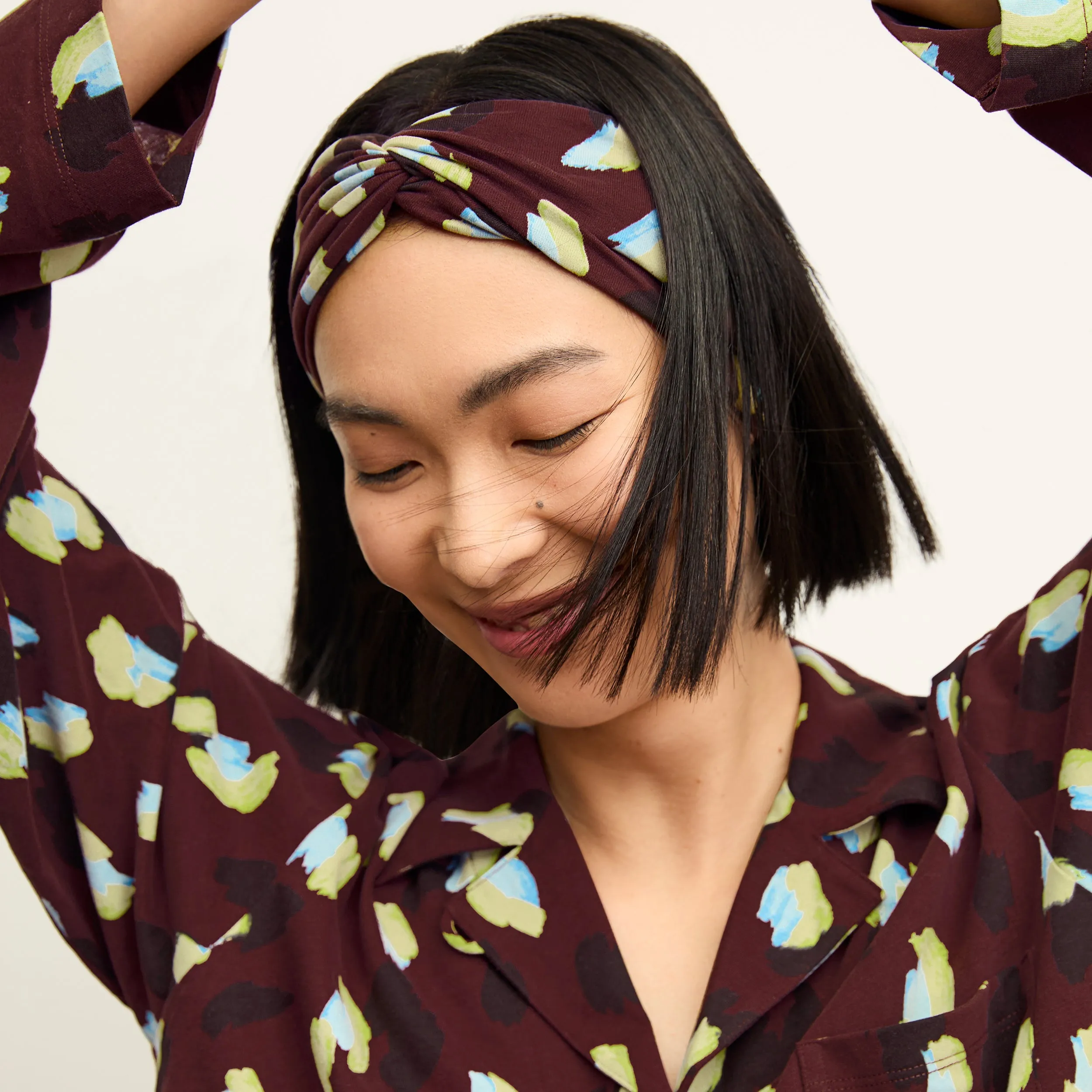 ZeroWastePattern Headband - Brushed Cotton :: Bengal Print