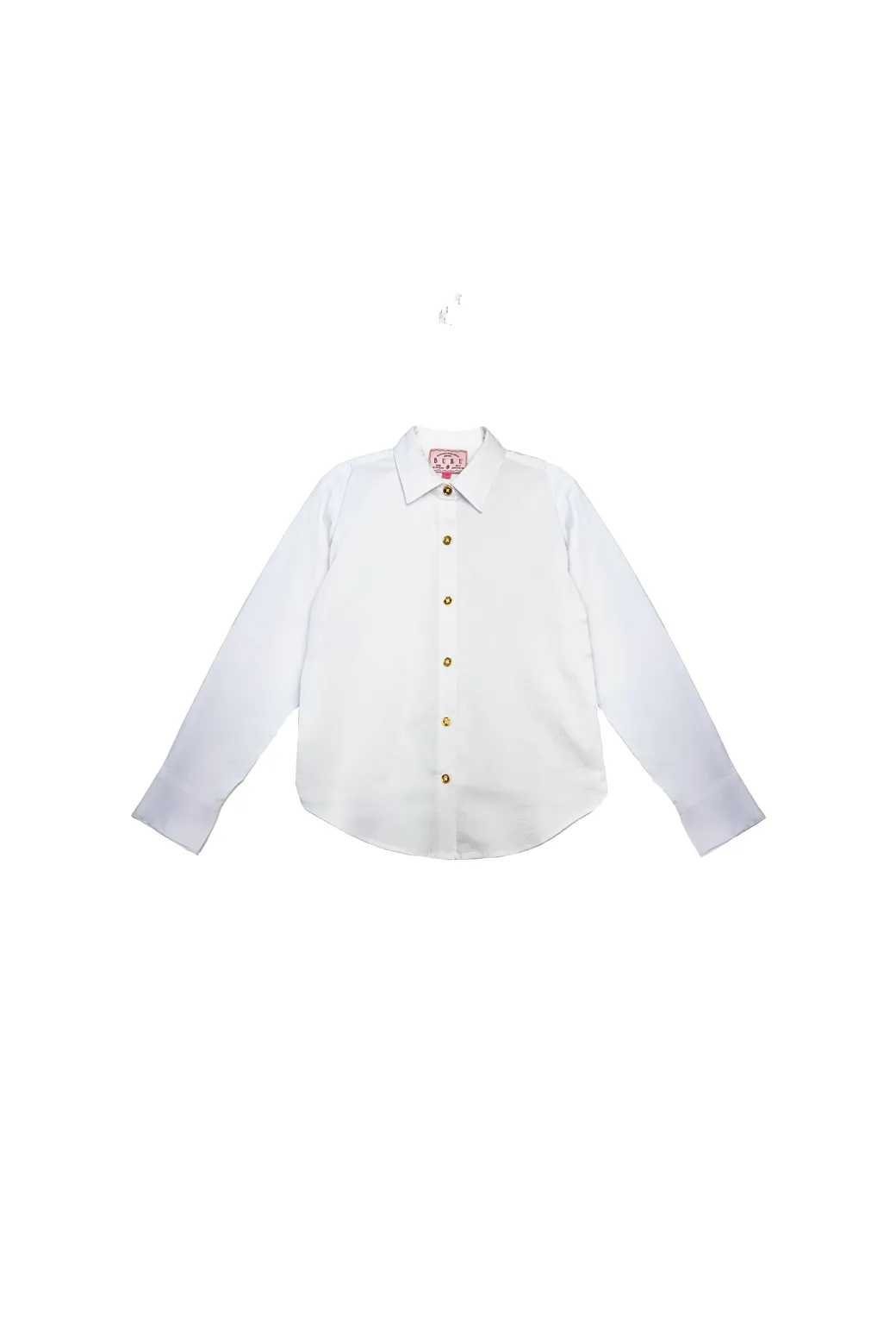 Mel Button Down Shirt - White HighStrength Threadwork