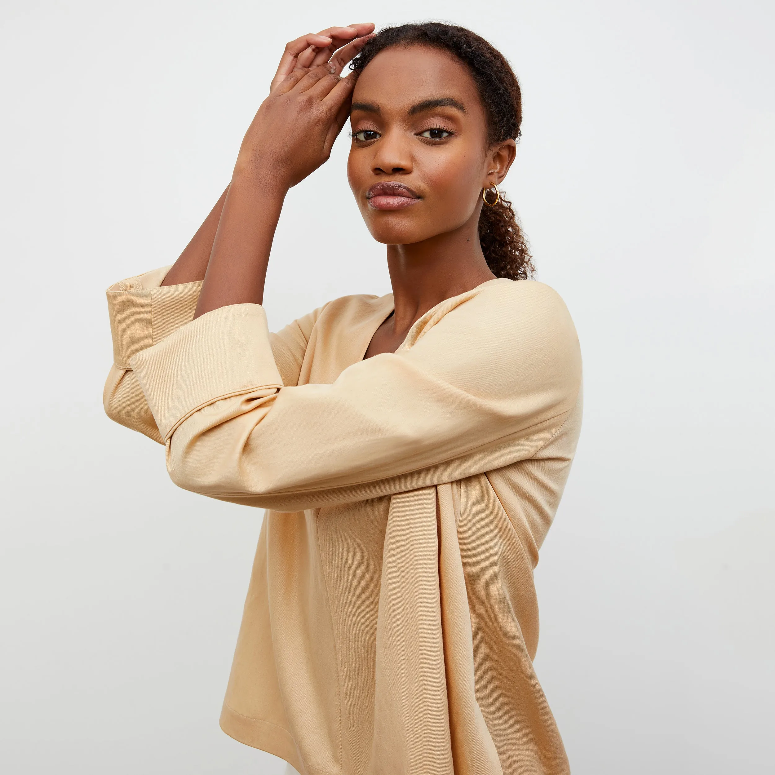 Annette Top - Everyday Twill :: Butter Self Cleaning Coating
