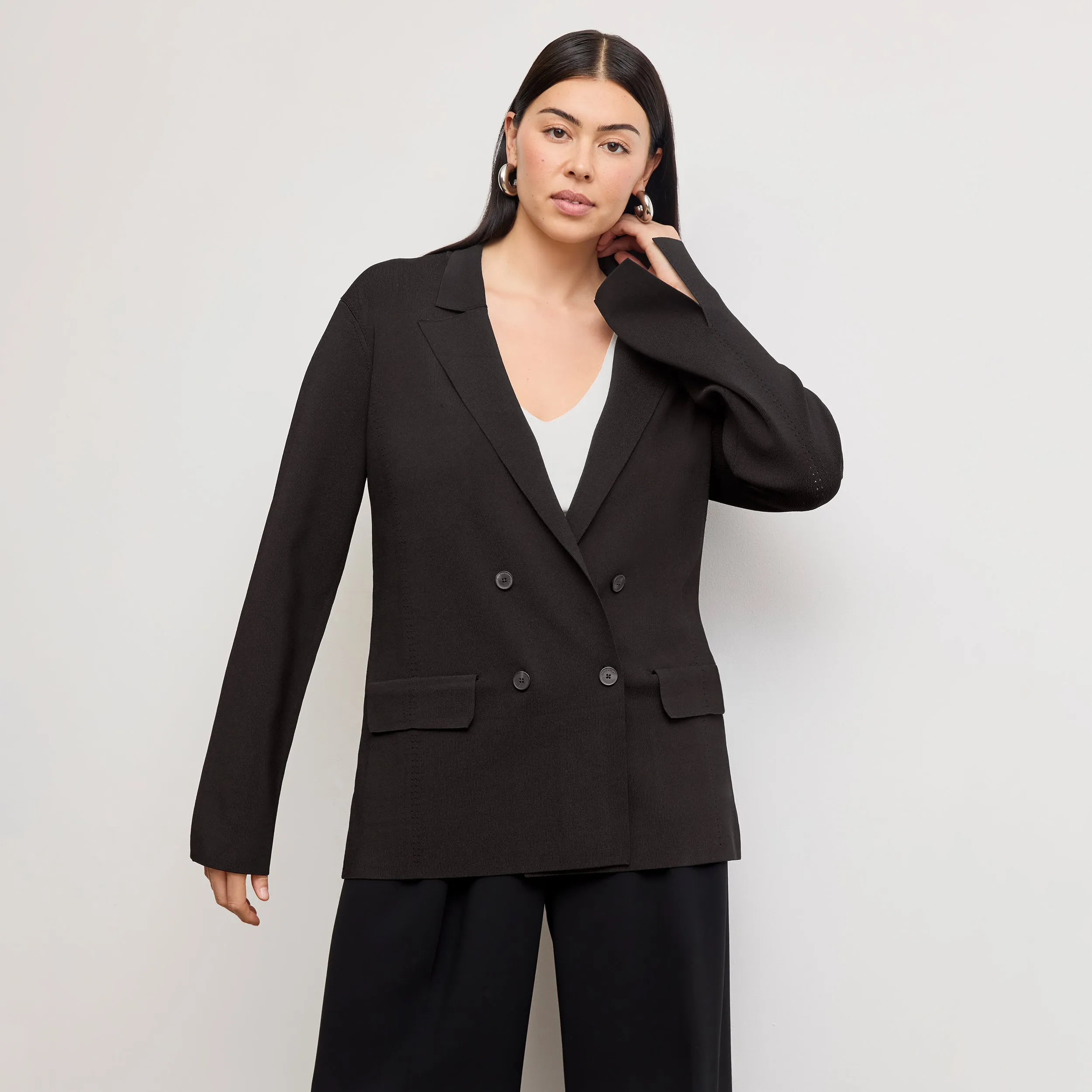 Cody Boyfriend Jardigan :: Black Non Bulky Insulation Tech Moisture Wicking Lining