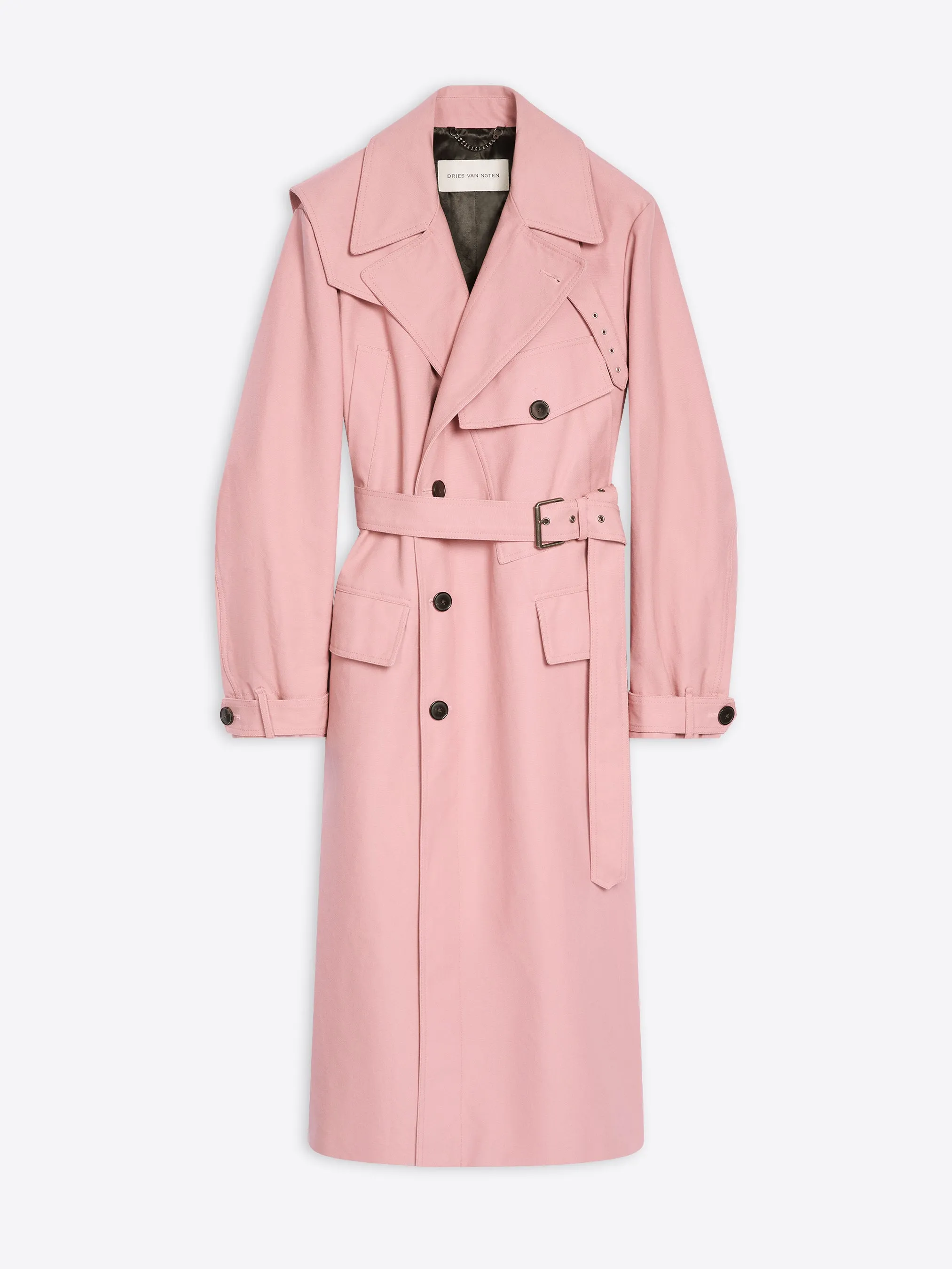 Polished formal piece Cotton trench coat