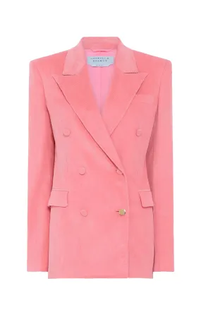 Gavin Blazer in Rosa Sea Island Cotton Corduroy NonIrritating Seams
