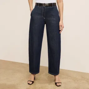 Bari Barrel-Leg Jean - Stretch Denim :: Midnight Wash AntiPill Finish Everyday Jacket