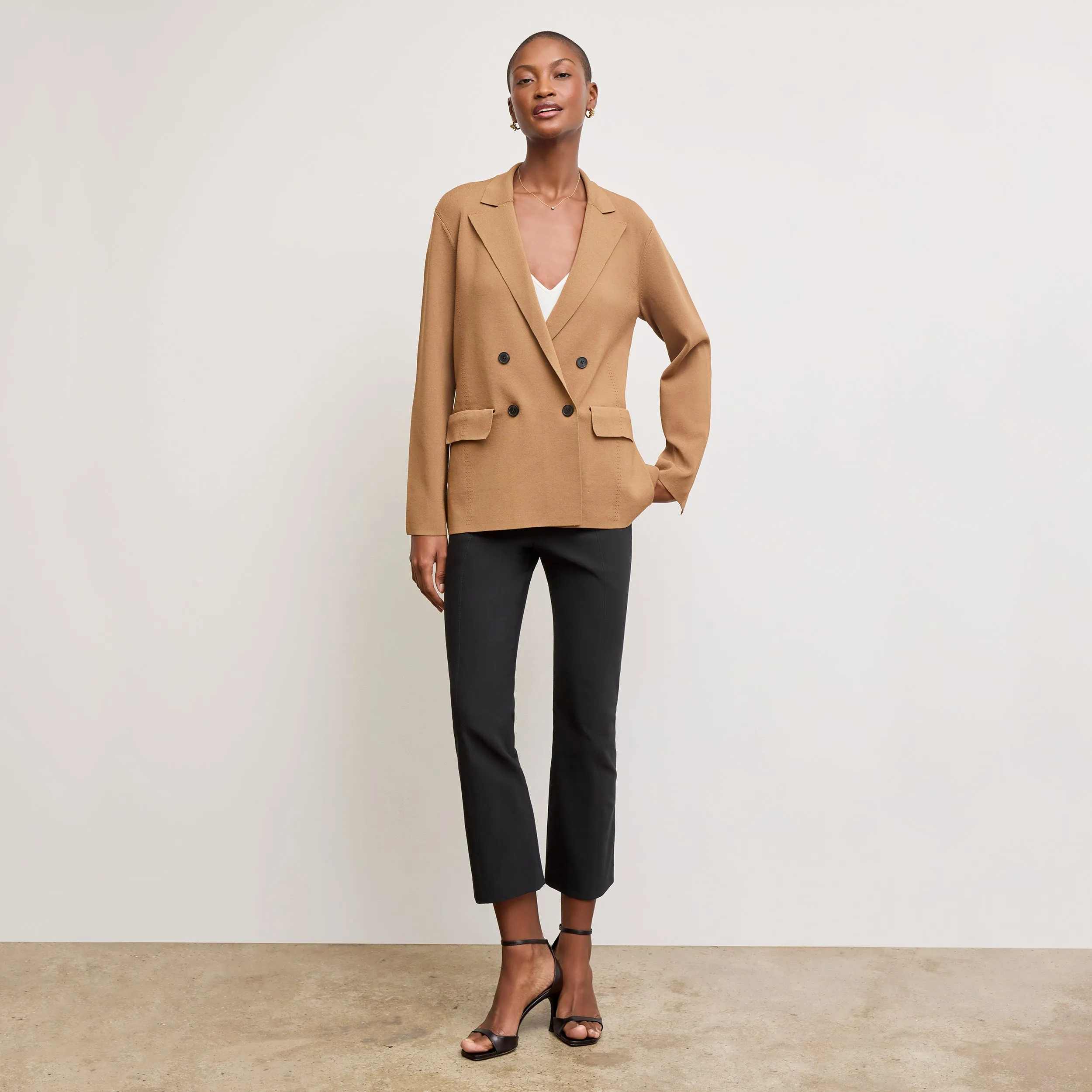 Cody Boyfriend Jardigan :: Saddle Elasticated Hem Fashionable Style