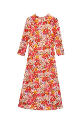 The Astor Dress - 60's Floral Quick Release Fasteners