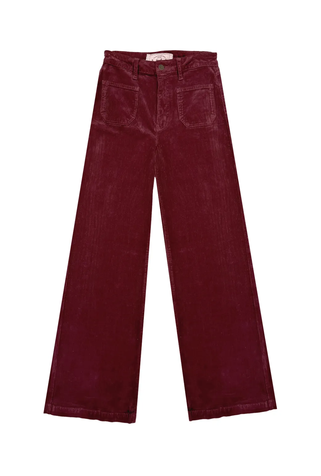 High Rise Sailor Cords - Cranberry Compact Packability