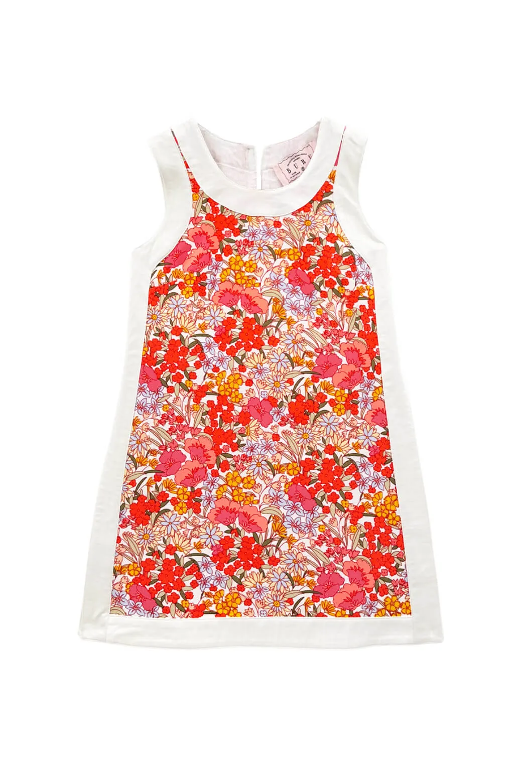 Mini Bermuda Top - 60's Floral Wrinkle Resistant Finish TearResistantPanels