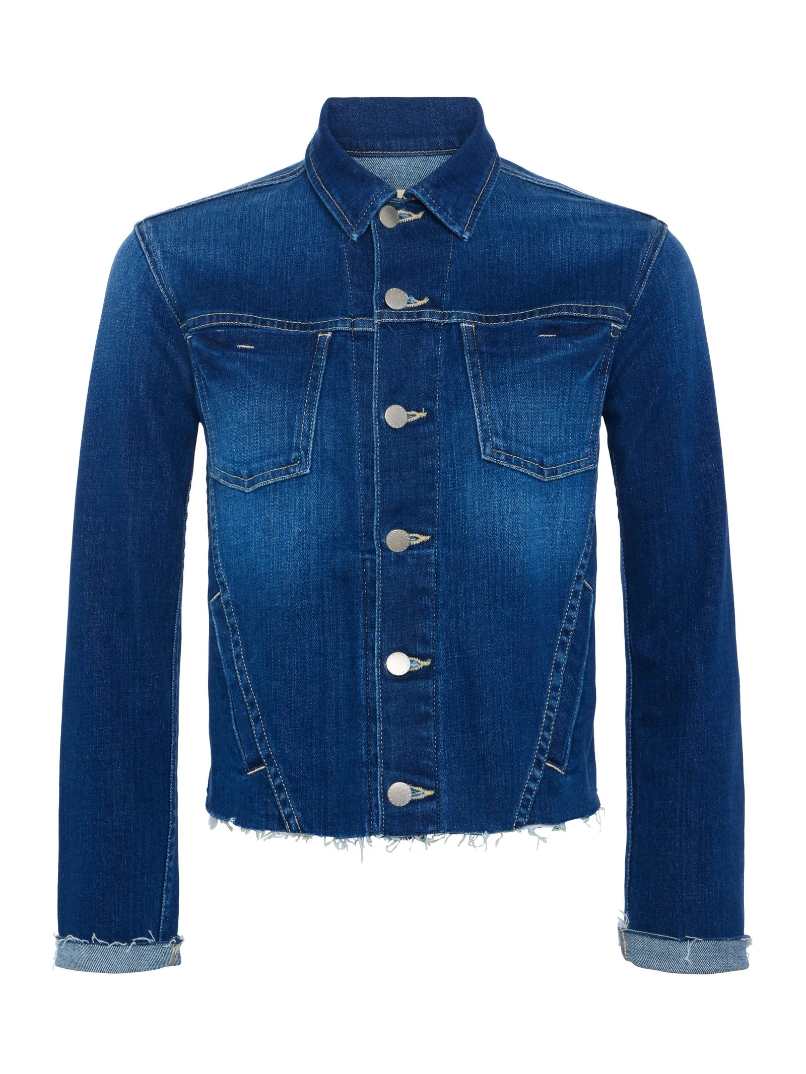 L'AGENCE JANELLE SLIM JACKET Two Tone Texture Effect