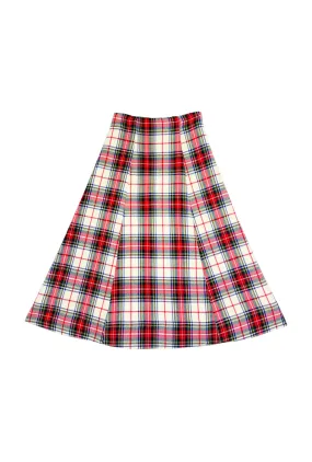 Holiday Guest Skirt MIDI - Stewart Plaid Freedom Fit