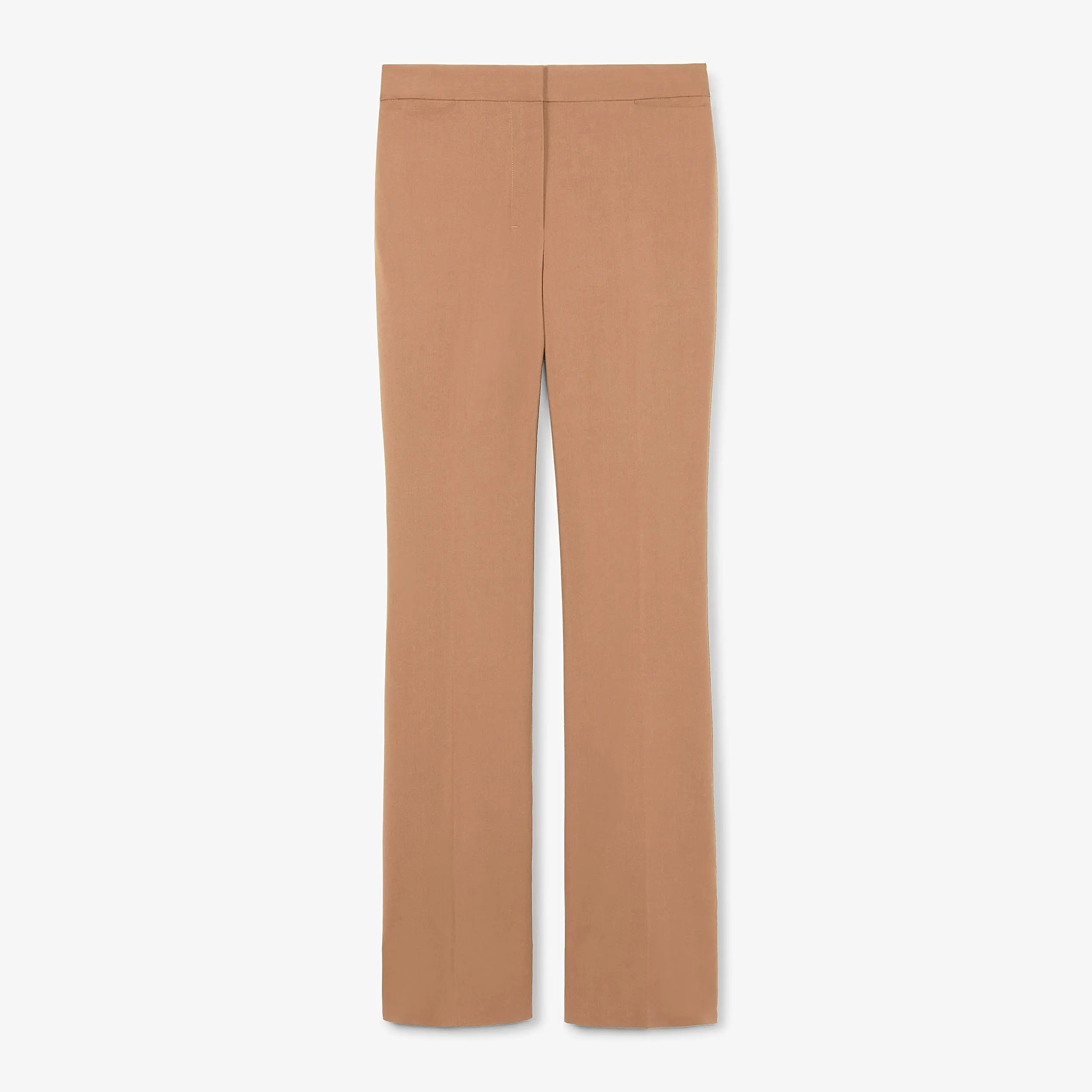 Quick Dry Technology QuickDrySystem Horton Flare Trouser - Washable Wool Twill :: Camel AbrasionResistant Material