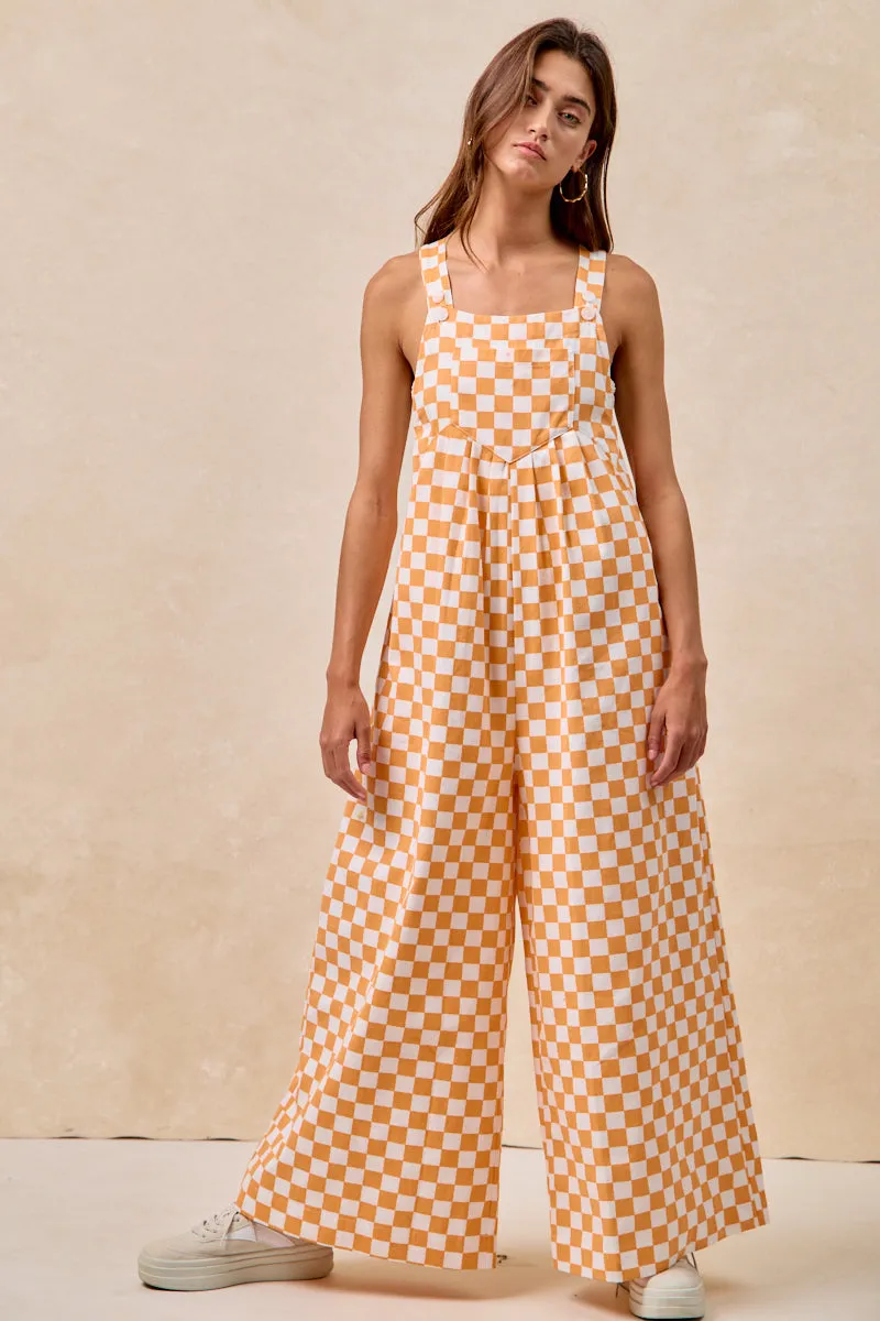 Multi Purpose OdorResistantFinish IB1130S-64 | GAMEDAY THEME PLAID PRINTED OVERALL WITH PLEATS