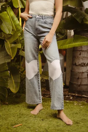 RegularFit IB1570S-01 | HEART DETAIL WASHED DENIM