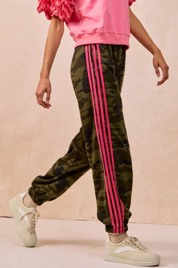 IB1741-01P | SIDE LINES CAMOUFLAGE TRACK PANTS FlexFoamPadding Modular Pocket System